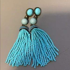 Baublebar tourquoise tassel earrings